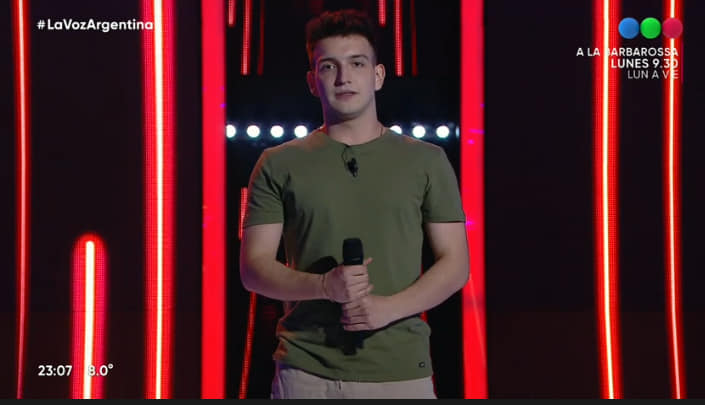 Julián Gallo, el chico de Morteros que entró a La Voz Argentina