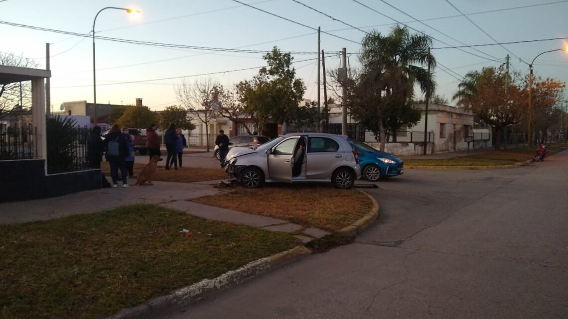 Balnearia: Accidente de tránsito en el centro de la localidad