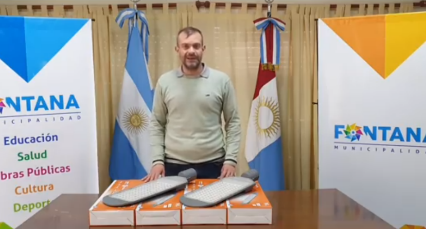Villa Fontana: Municipalidad gestiona la compra de 100 nuevas luminarias led