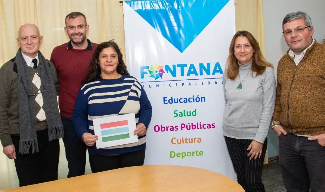 Villa Fontana tiene la Bandera del pueblo