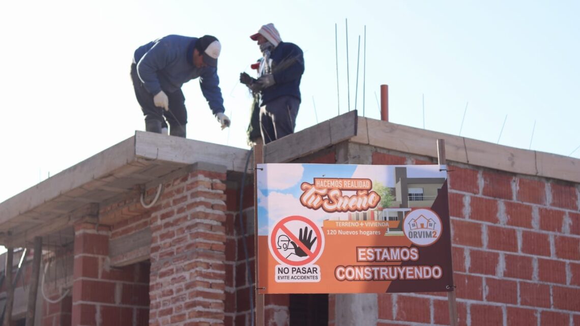 Villa Santa Rosa: el plan municipal ORVIM 2 está terminando 14 viviendas más