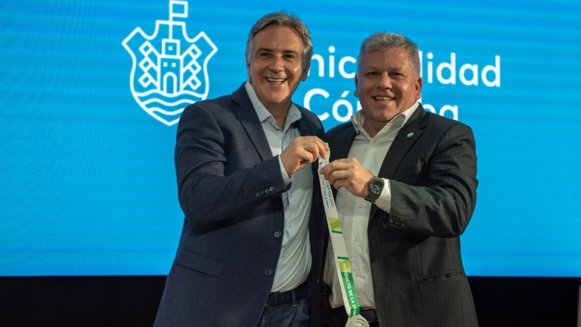 Benedetti y Llaryora firmaron convenio para fomentar la economía circular en Arroyito