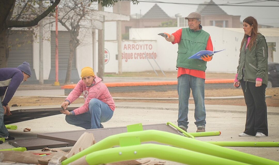 Arroyito: ya se construye la primera Plaza Blanda de la región