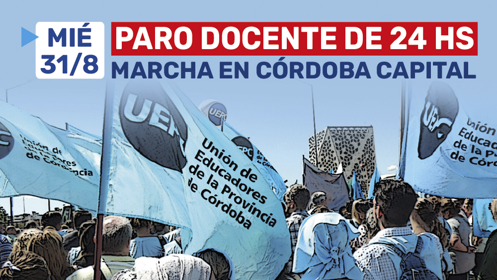 Asambleas de docentes este martes y paro provincial el miércoles