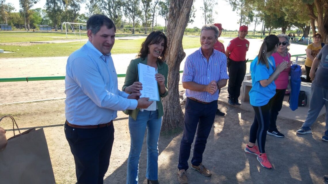 Balnearia: Méndez recibió a la Diputada Nacional Natalia De la Sota