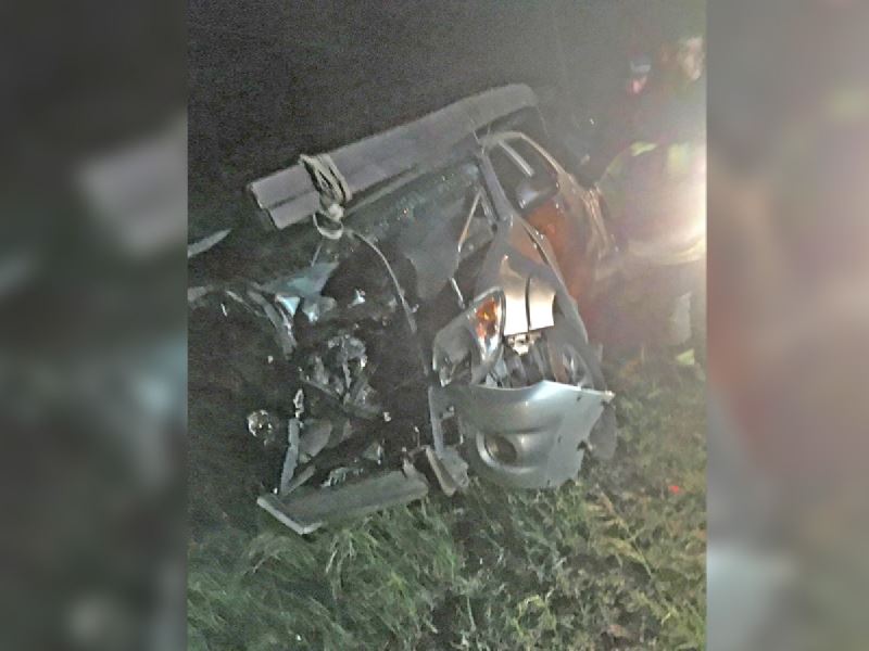 Freyre: chocaron una vaca que estaba en la ruta y se salvaron de milagro