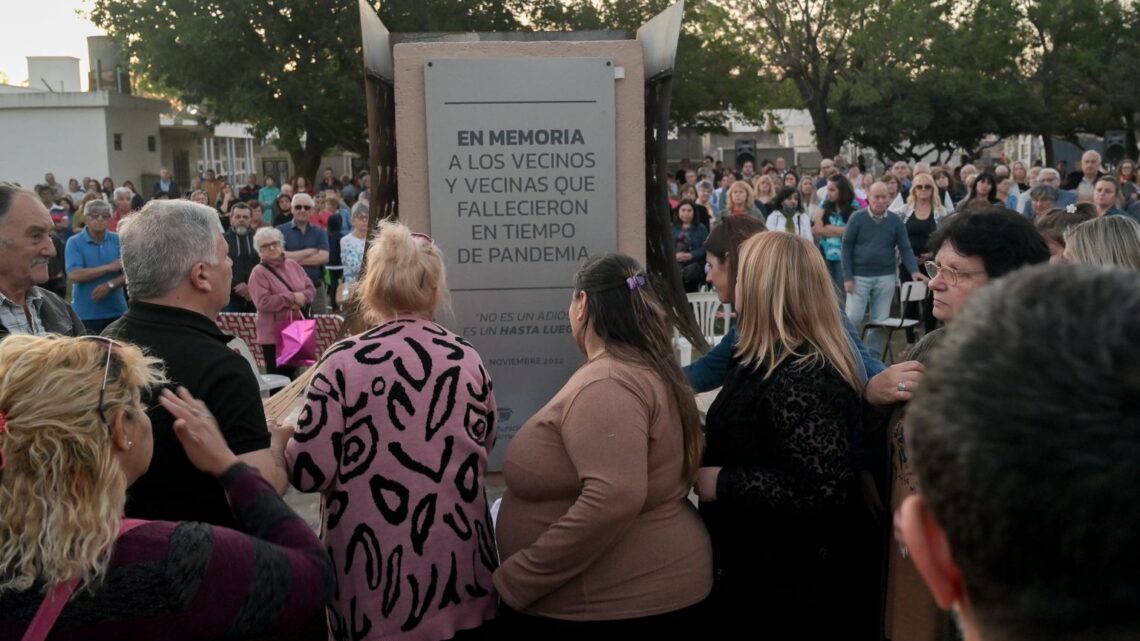 Arroyito tiene un monumento homenaje a las víctimas de la pandemia
