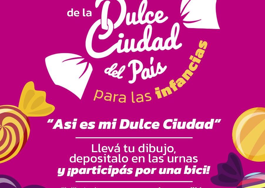 Arroyito lanzó un concurso para los niños y niñas en el marco de la fiesta de la Dulce Ciudad del País