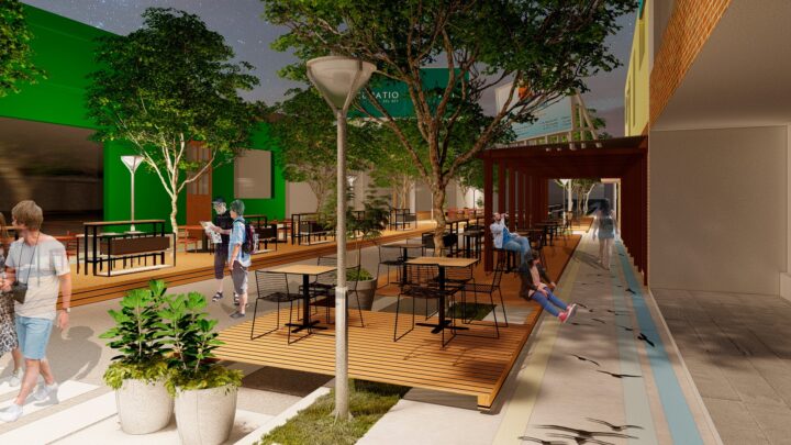 Presentaron el proyecto del Centro Comercial a Cielo Abierto para Miramar de Ansenuza