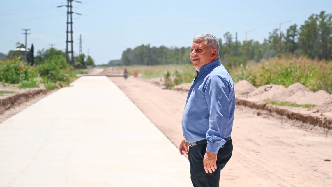 Benedetti gestionó una obra para descomprimir el trásito pesado en el acceso a Arroyito