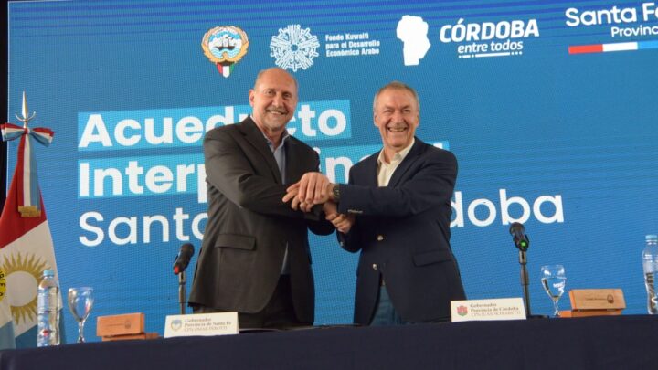 Hoy Schiaretti y Perotti presiden la licitación del acueducto Santa Fé – Córdoba