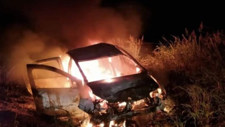 Altos de Chipión: Se incendió un auto luego de chocar con otro