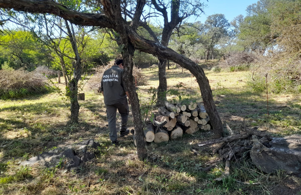 Policía Ambiental frena el desmonte en dos lugares de la Provincia