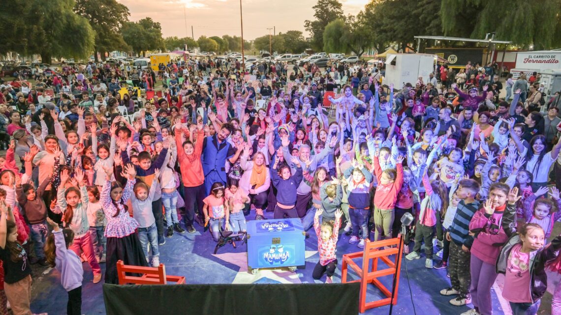 Arroyito: cientos de niños y niñas disfrutaron del 2° Festival de las Infancias