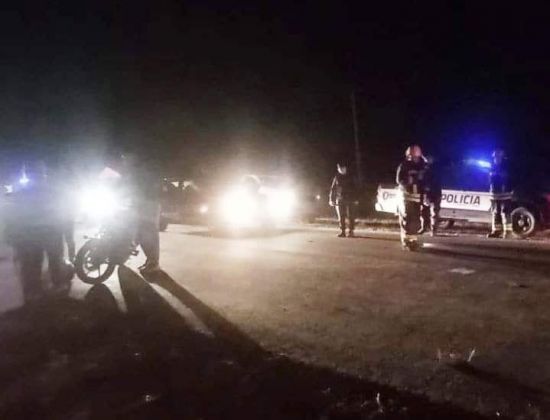 Seis autos y dos motos chocaron en el acceso a Colonia Vignaud