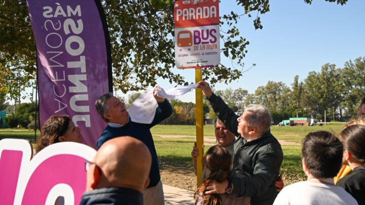 En Arroyito ponen en marcha el primer transporte público municipal
