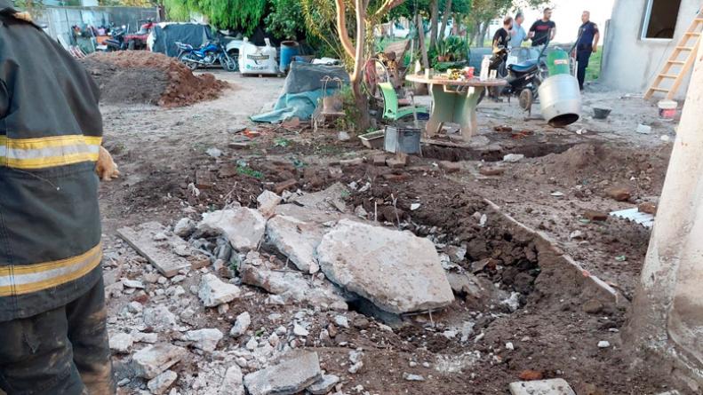 En La Para mueren un adulto y un bebé por la explosión de un pozo negro