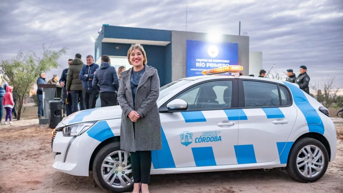 Río Primero: Cravero inauguró el nuevo Centro de Monitoreo de cámaras de seguridad