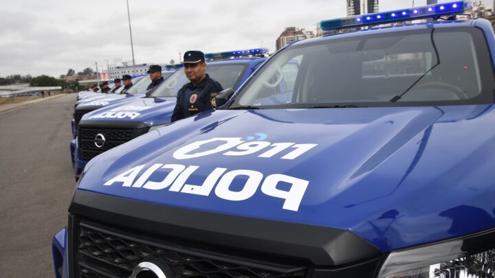 La Policía recibió 72 camionetas para patrullar el interior provincial