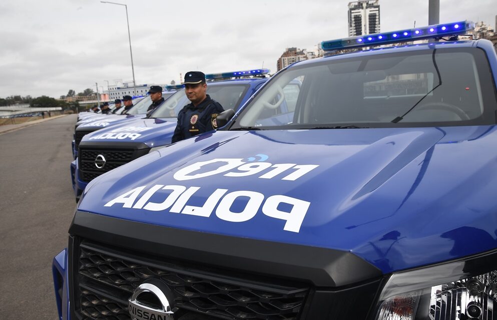 La Policía recibió 72 camionetas para patrullar el interior provincial