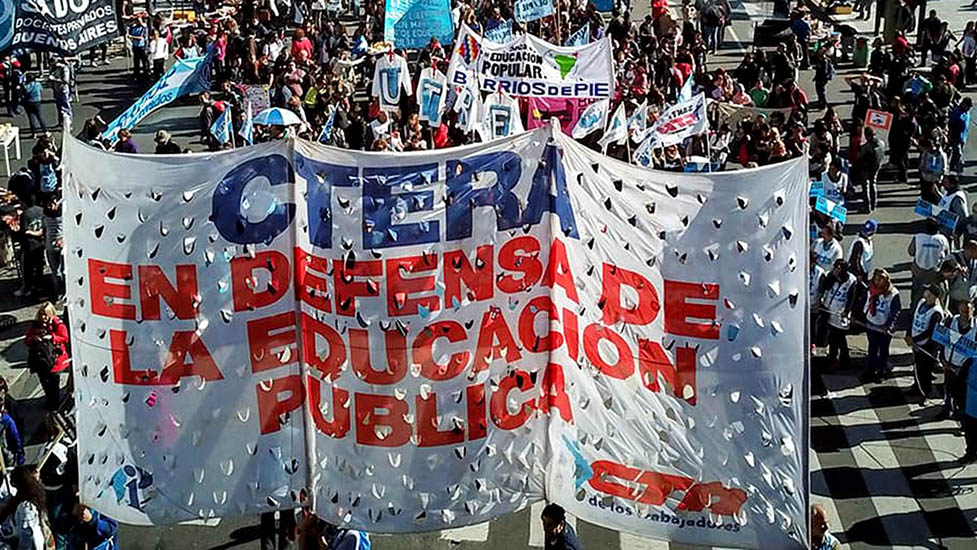 Ctera convocó a un paro docente para este jueves