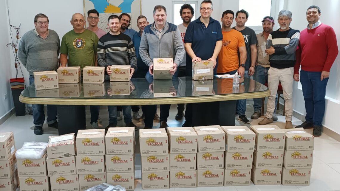 Balnearia: apicultores recibieron aportes por la sequía