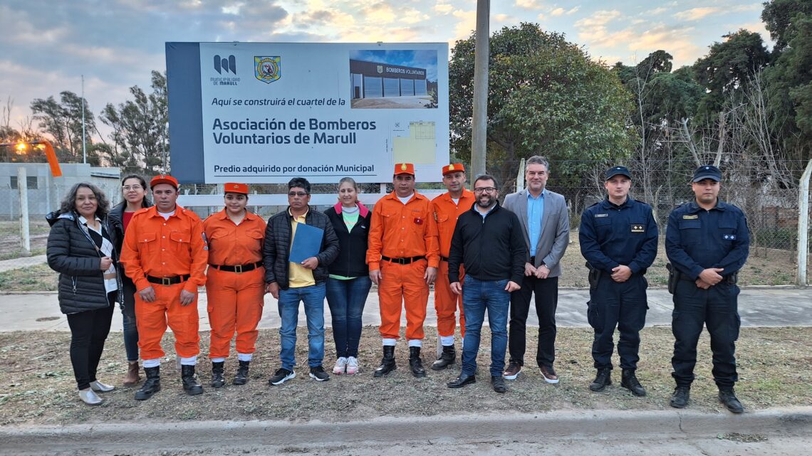 Marull: Bomberos construirá su sede en un terreno gestionado por la Municipalidad Marull: Bomberos construirá su sede en un terreno gestionado por la Municipalidad