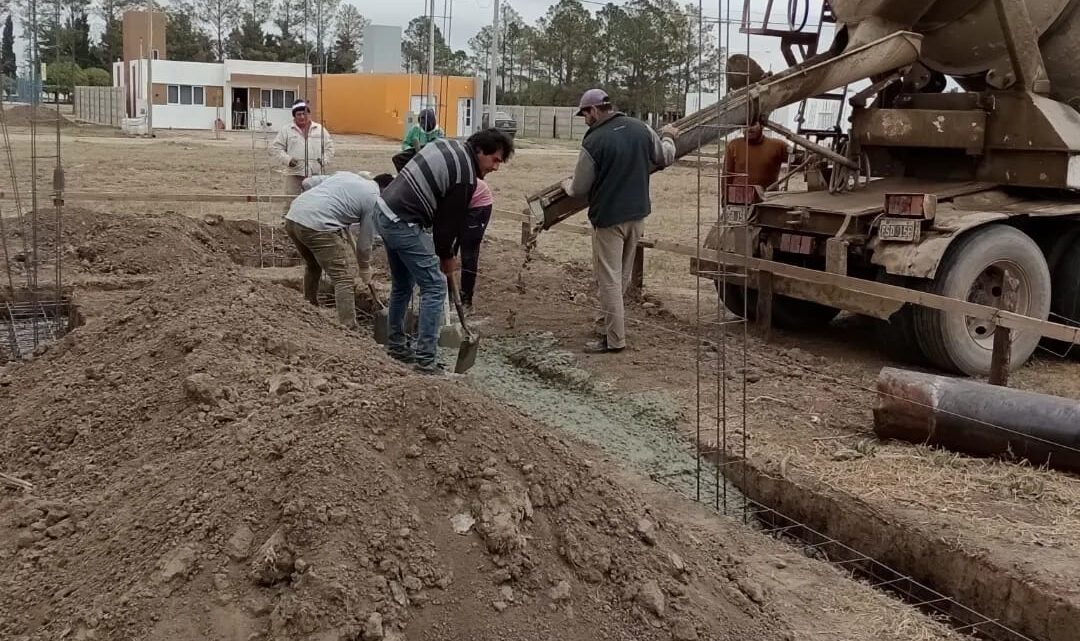 Villa Fontana: comenzó la contrucción de 5 nuevas viviendas