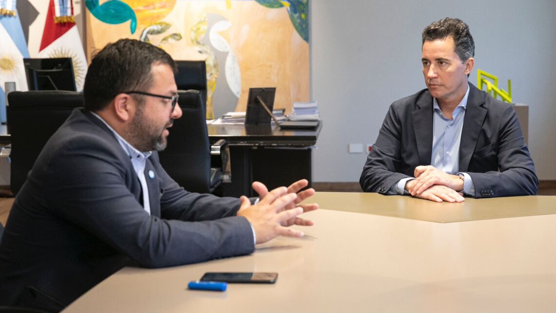 Desarrollo turístico: Manuel Calvo recibió el presidente del Ente Ansenuza