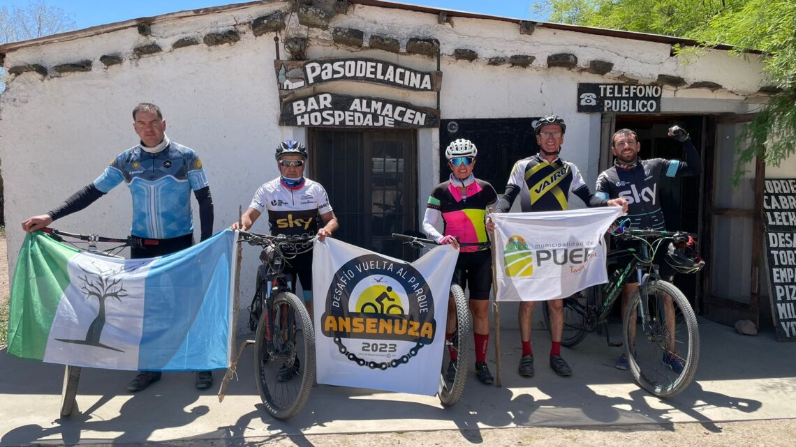 Cinco ciclistas de La Puerta dieron la vuelta a la Laguna
