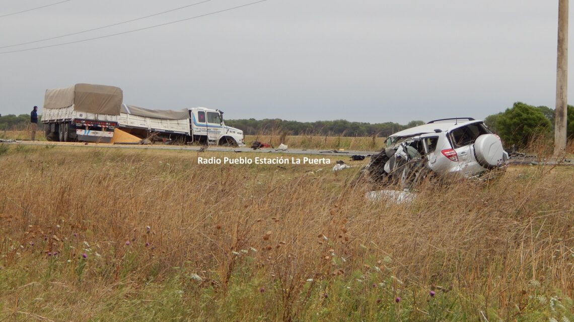 Falleció una mujer en un accidente cerca de La Puerta