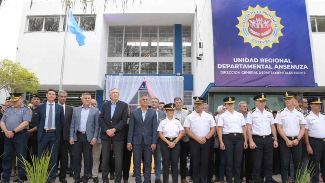 Se inauguró la Departamental Ansenuza de policía