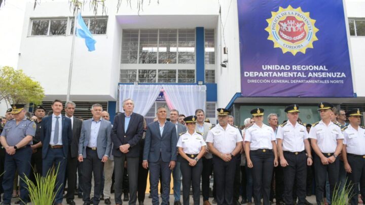 Se inauguró la Departamental Ansenuza de policía