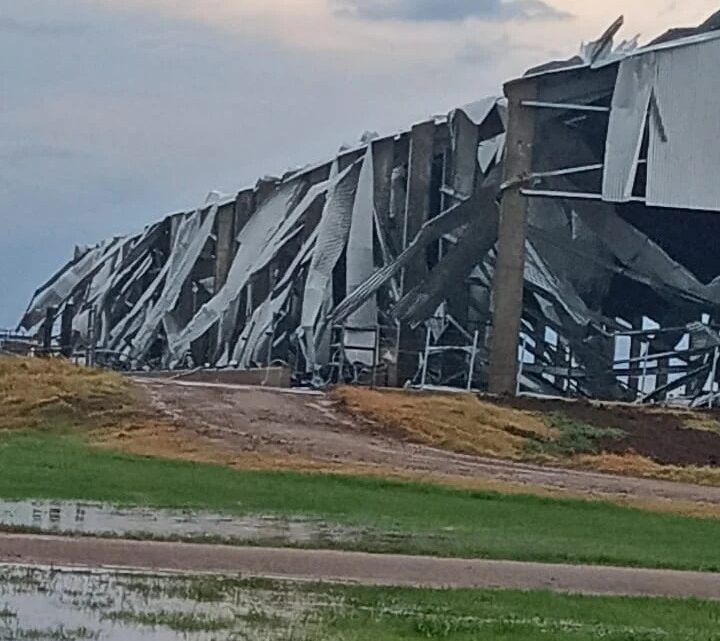 Tormenta causó destrozos en varias localidades del departamento San Justo