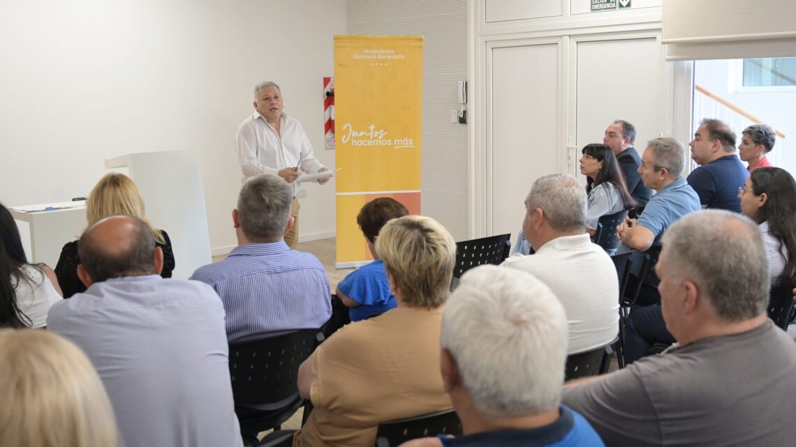 Arroyito: Benedetti convocó a la primera reunión de su renovado gabinete de gobierno