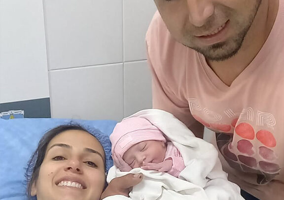 Ana Paula, la primer bebé del 2024 nacida en Arroyito