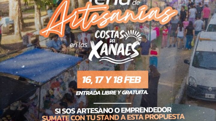 Arroyito convoca a los Artesanos a su primera feria del año