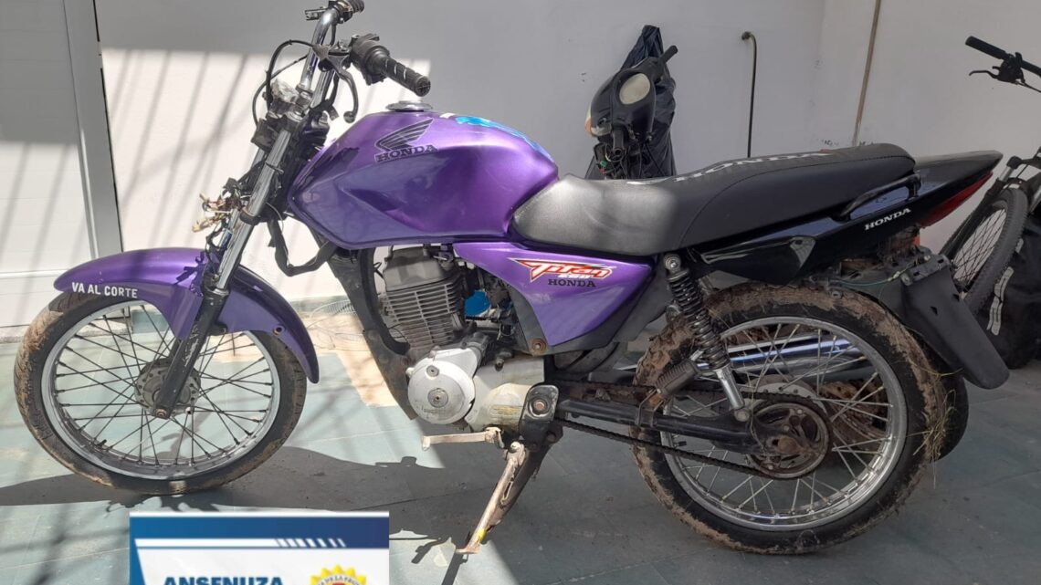 Recuperan motos robadas en Brinkmann y Morteros Recuperan motos robadas en Brinkmann y Morteros