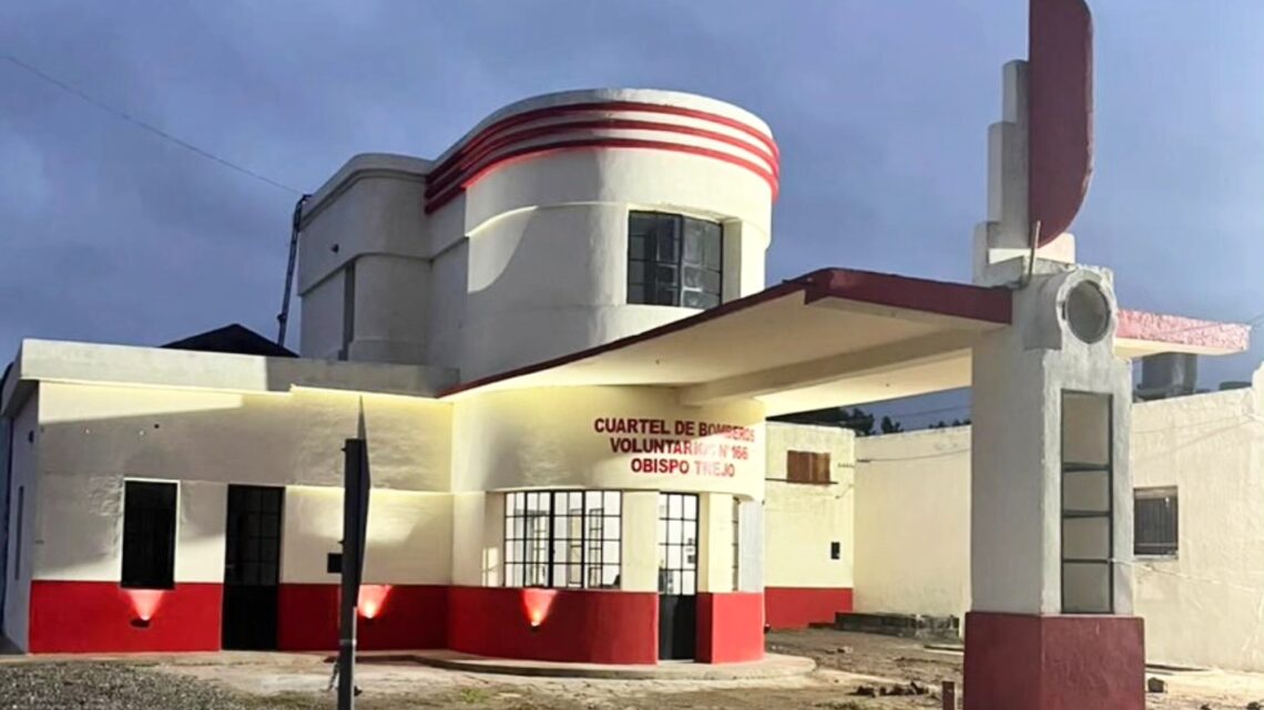 Obispo Trejo: la antigua estación restaurada que será Cuartel de Bomberos Obispo Trejo: la antigua estación restaurada que será Cuartel de Bomberos