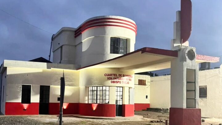 Obispo Trejo: la antigua estación restaurada que será Cuartel de Bomberos