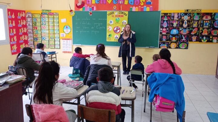 Villa Fontana: alumnos de escuelas rurales participaron de una charla sobre Dengue