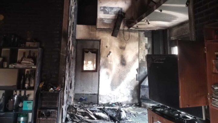 Miramar de Ansenuza: se incendió una vivienda con importantes daños