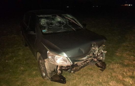 Accidente en el ingreso de Porteña causó dos heridos Accidente en el ingreso de Porteña causó dos heridos