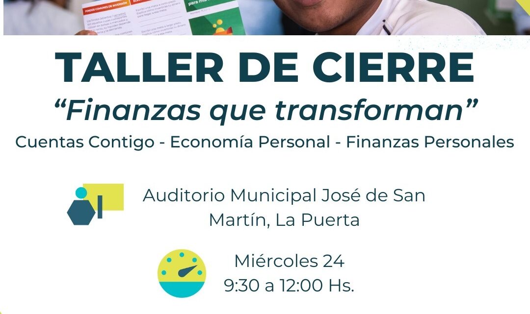 La Puerta: dictan taller sobre Finanzas que Transforman La Puerta: dictan taller sobre Finanzas que Transforman