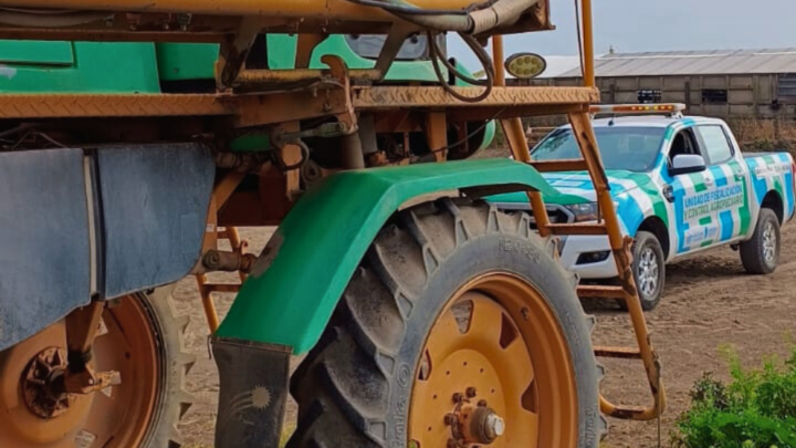 Balnearia: clausuran una pulverizadora terrestre y otros controles