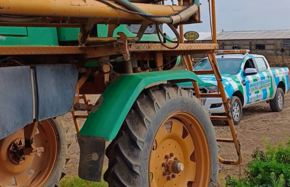Balnearia: clausuran una pulverizadora terrestre y otros controles