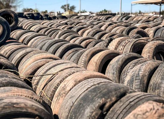 Porteña: recolectaron 1000 neumáticos en la campaña municipal