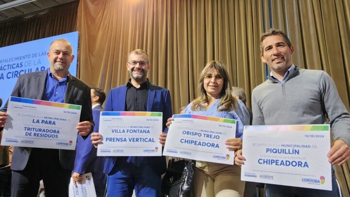 Córdoba entregó aportes para potenciar Centros de Gestión de Residuos