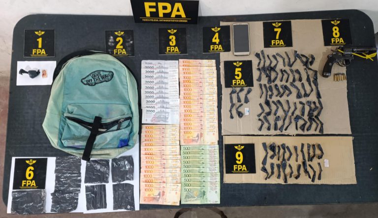 San Francisco: FPA detiene a cinco integrantes de una banda narco