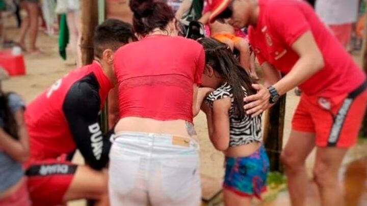 Miramar: rescataron a dos niñas que se estaban ahogando en la laguna